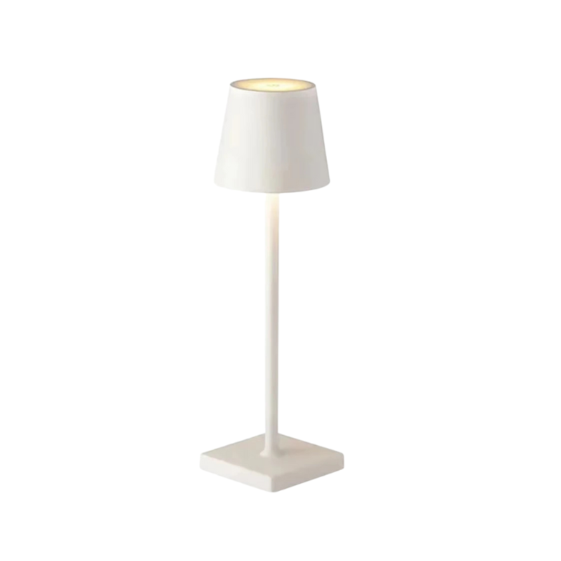 Lampe de chevet sans fil & rechargeable en métal