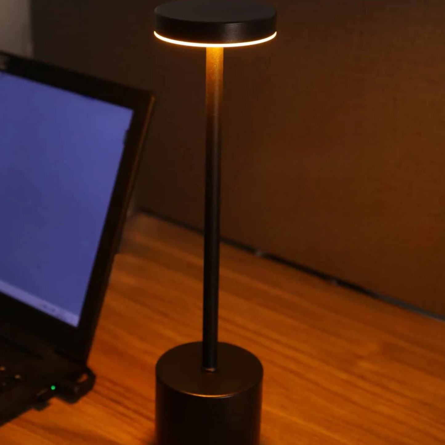 Lampe de chevet tactile rétro en métal