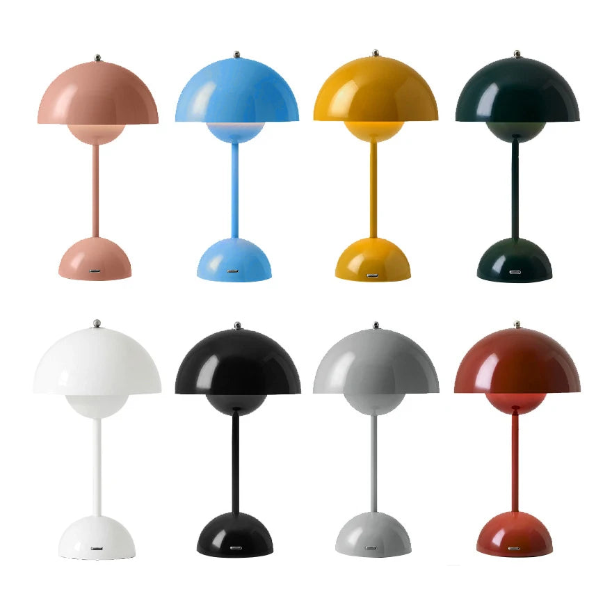 Lampe de chevet tactile champignon vintage