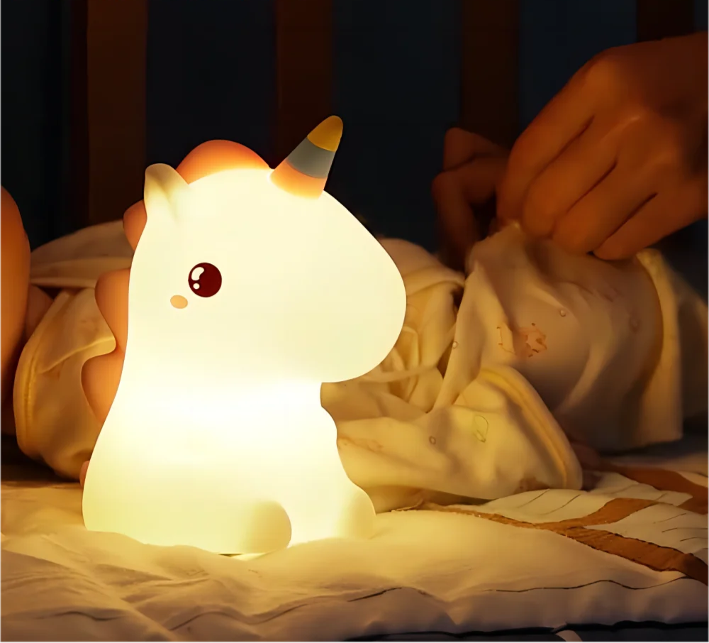 Lampe de chevet enfant tactile sans fil en forme d'animaux