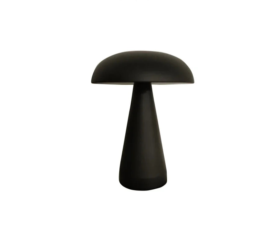 Lampe de chevet tactile rétro en forme champignon en métal