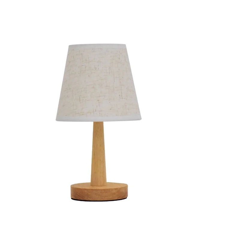 Lampe de chevet en bois scandinave en forme d'éventail