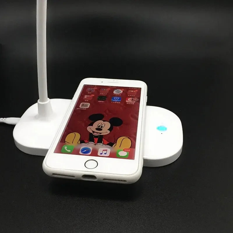 Lampe de chevet tactile avec chargeur induction