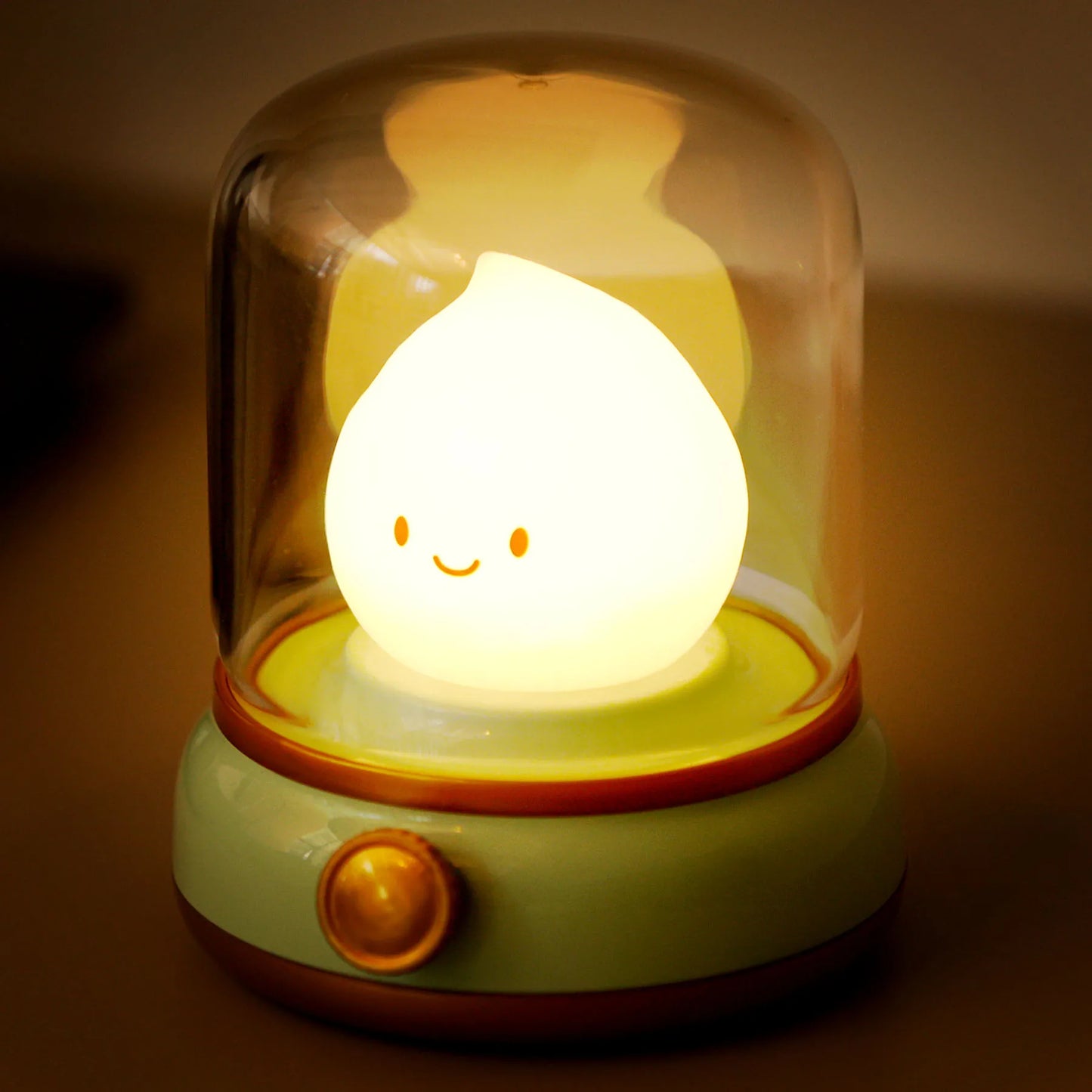 Petite lampe de chevet rechargeable en forme de cartoon pour enfant