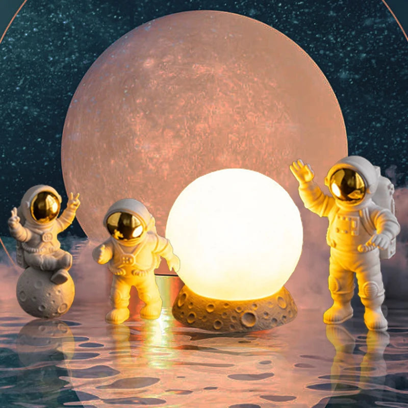 Lampe de chevet enfant sans fil lune astronomie