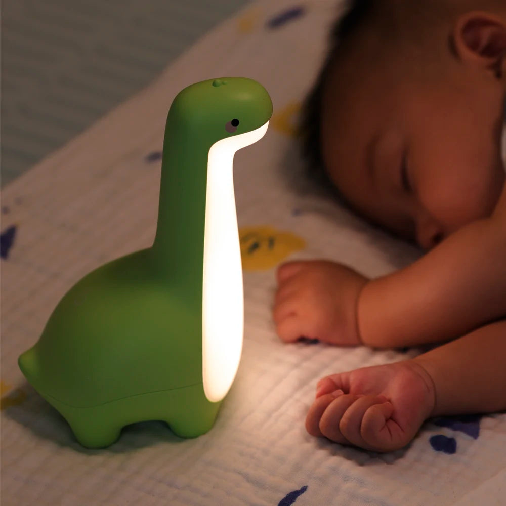 Lampe de chevet enfant tactile rechargeable en forme de dinosaure