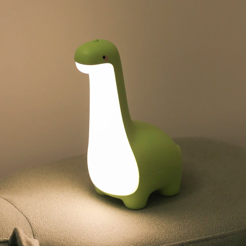 Lampe de chevet enfant tactile rechargeable en forme de dinosaure