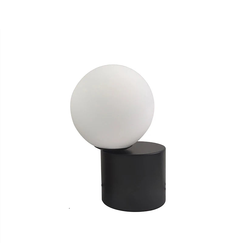 Lampe de chevet design sans fil en forme de boule