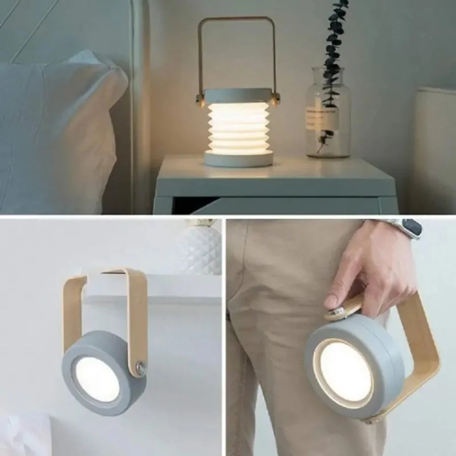 Lampe de chevet sans fil portable & rechargeable