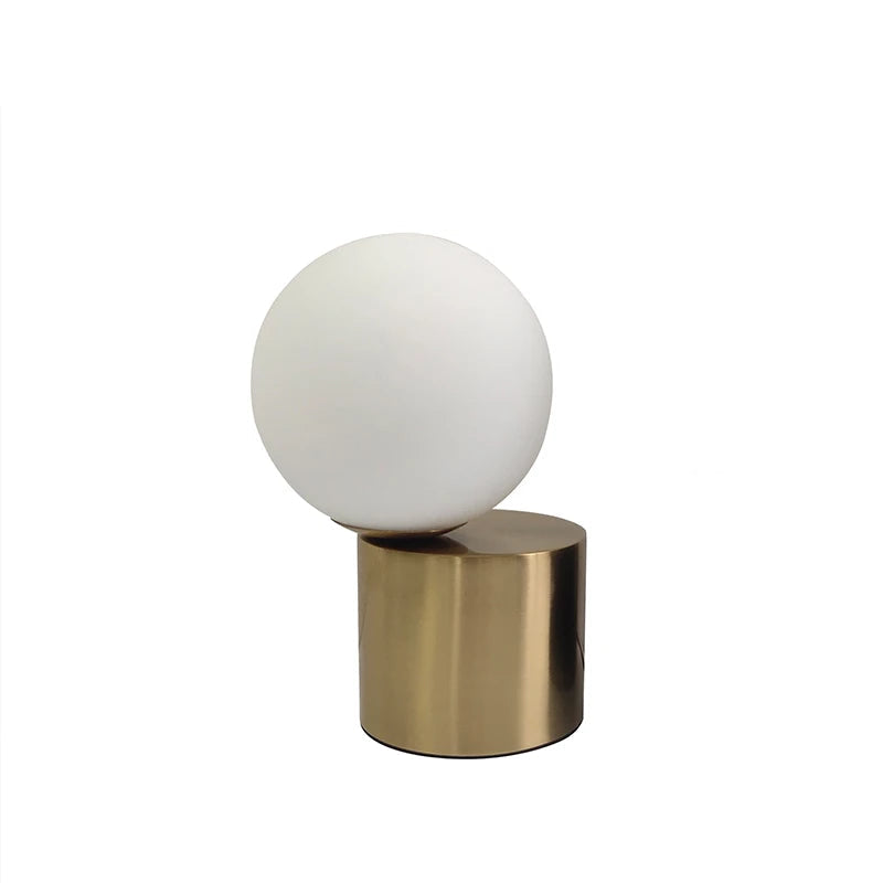 Lampe de chevet design sans fil en forme de boule