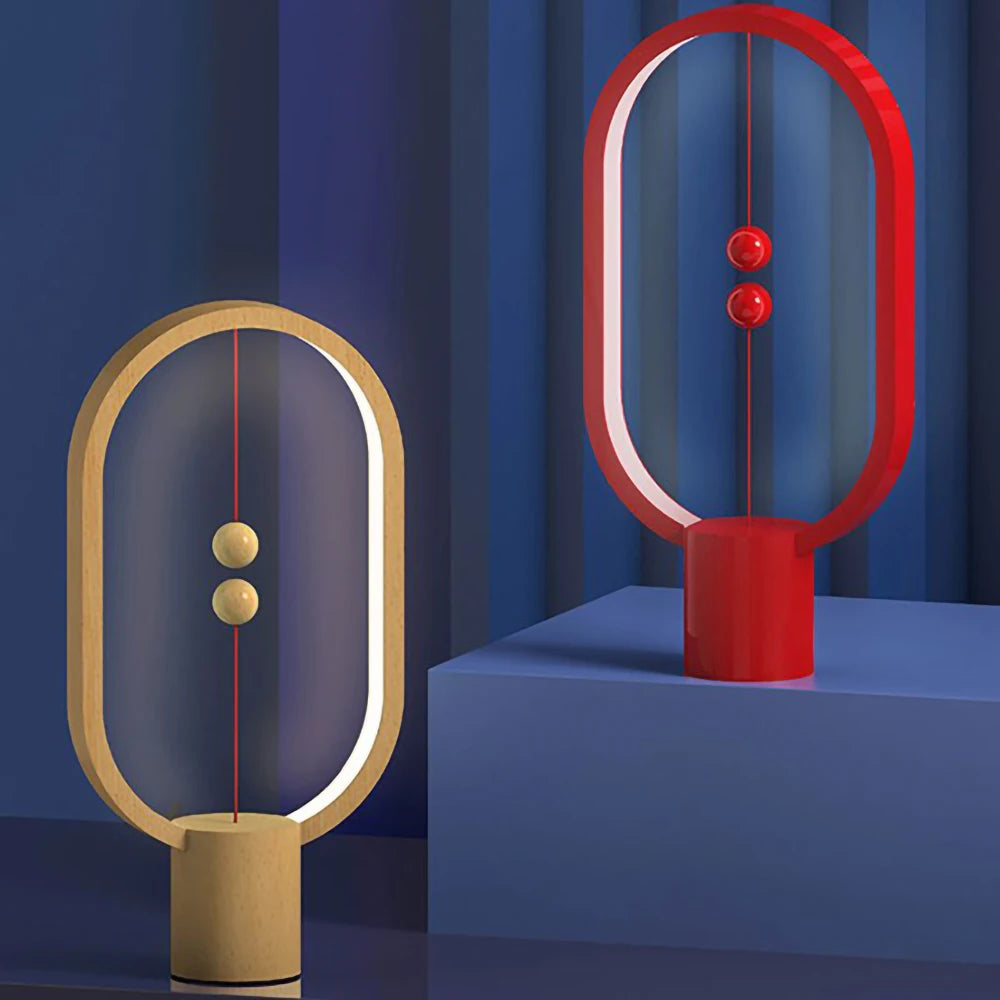 Lampe de chevet design tactile suspension magnétique avec port USB