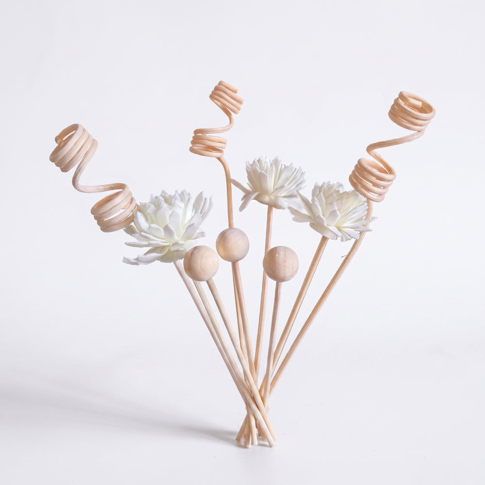 Fleurs Diffusantes — ce qui transforme un vase en bouquet