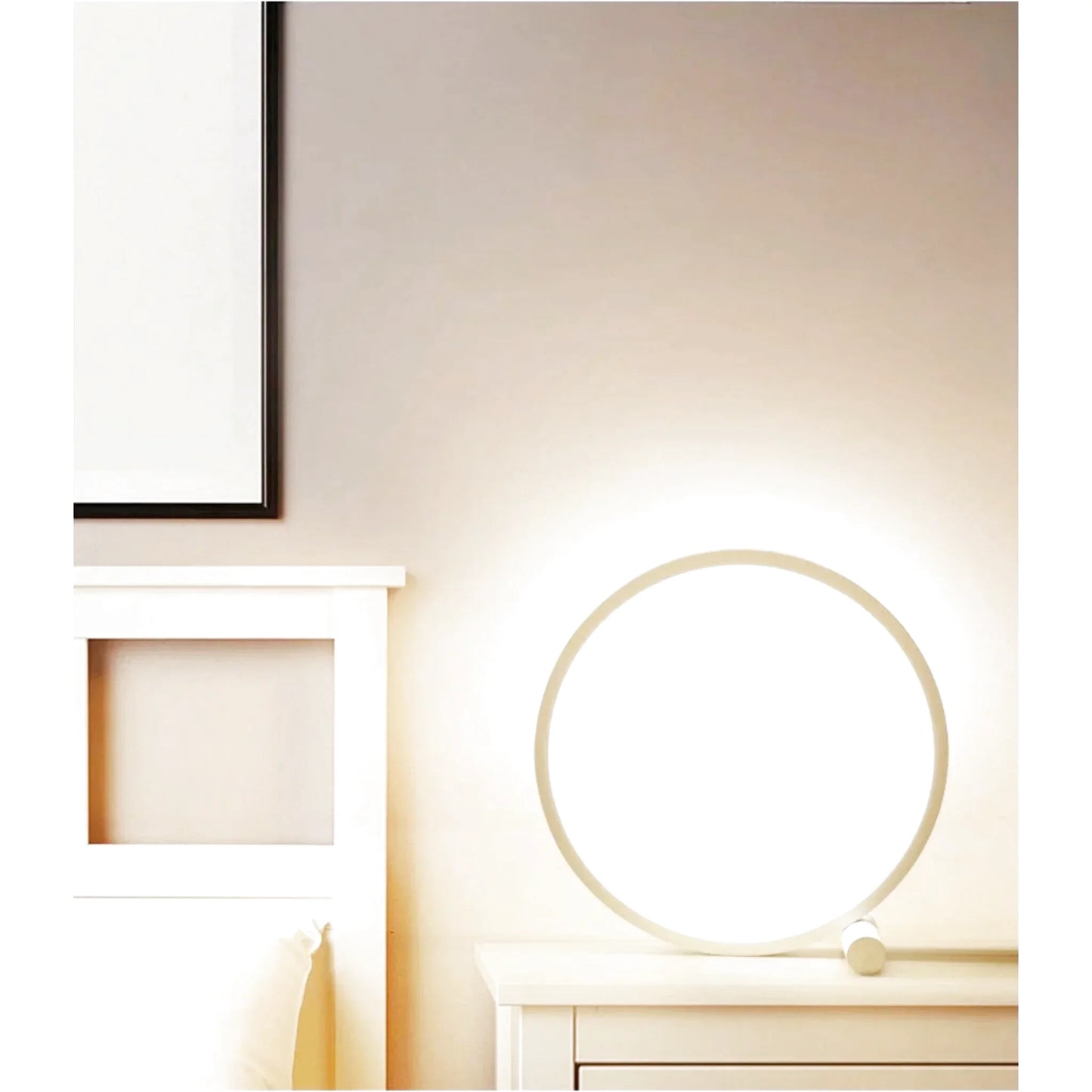 Lampe de chevet design cercle lumineux