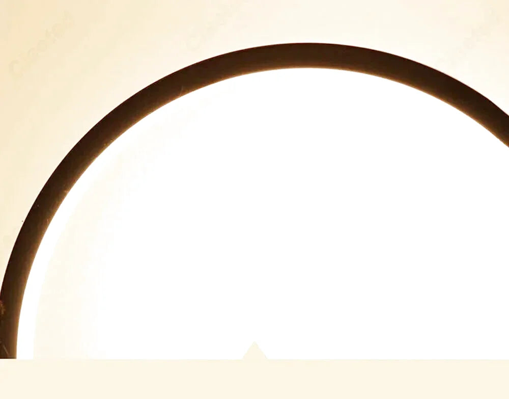 Lampe de chevet design cercle lumineux