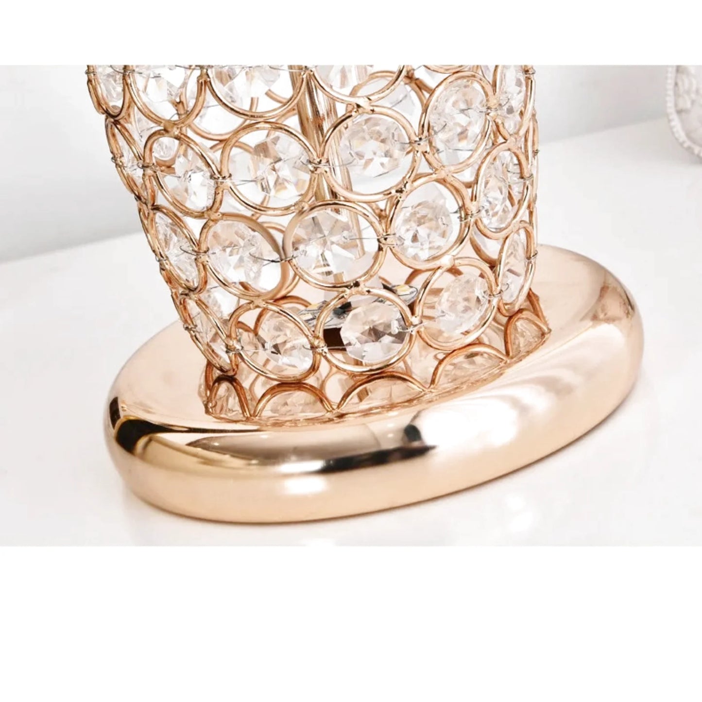 Lampe de chevet design en cristal