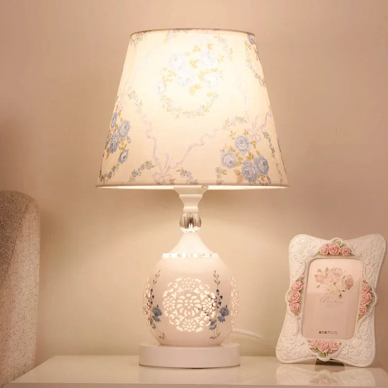 Lampe de chevet design en cristal