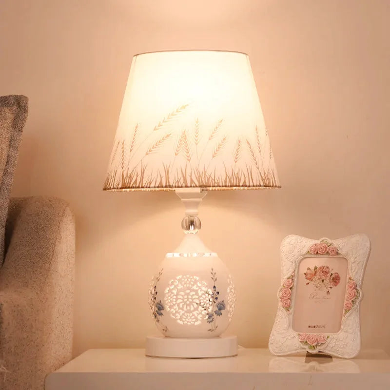 Lampe de chevet design en cristal