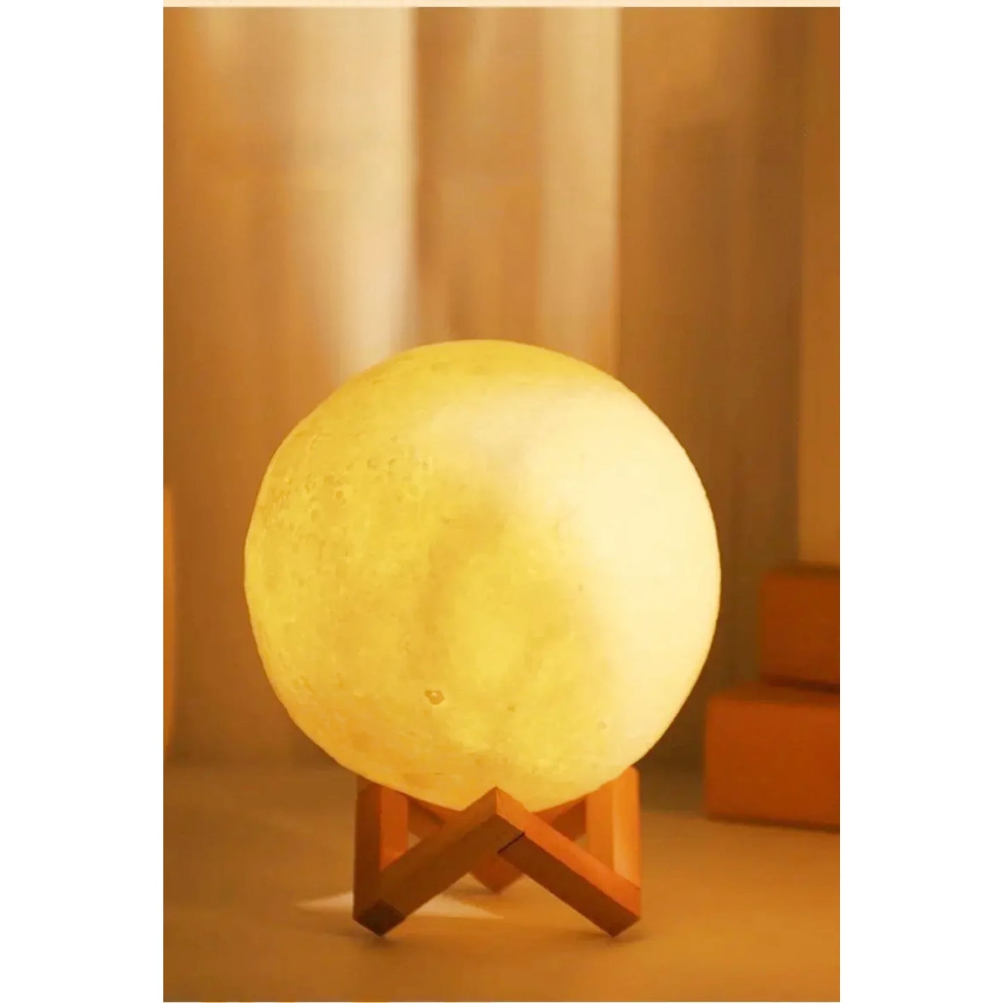 Lampe de chevet design en forme de lune