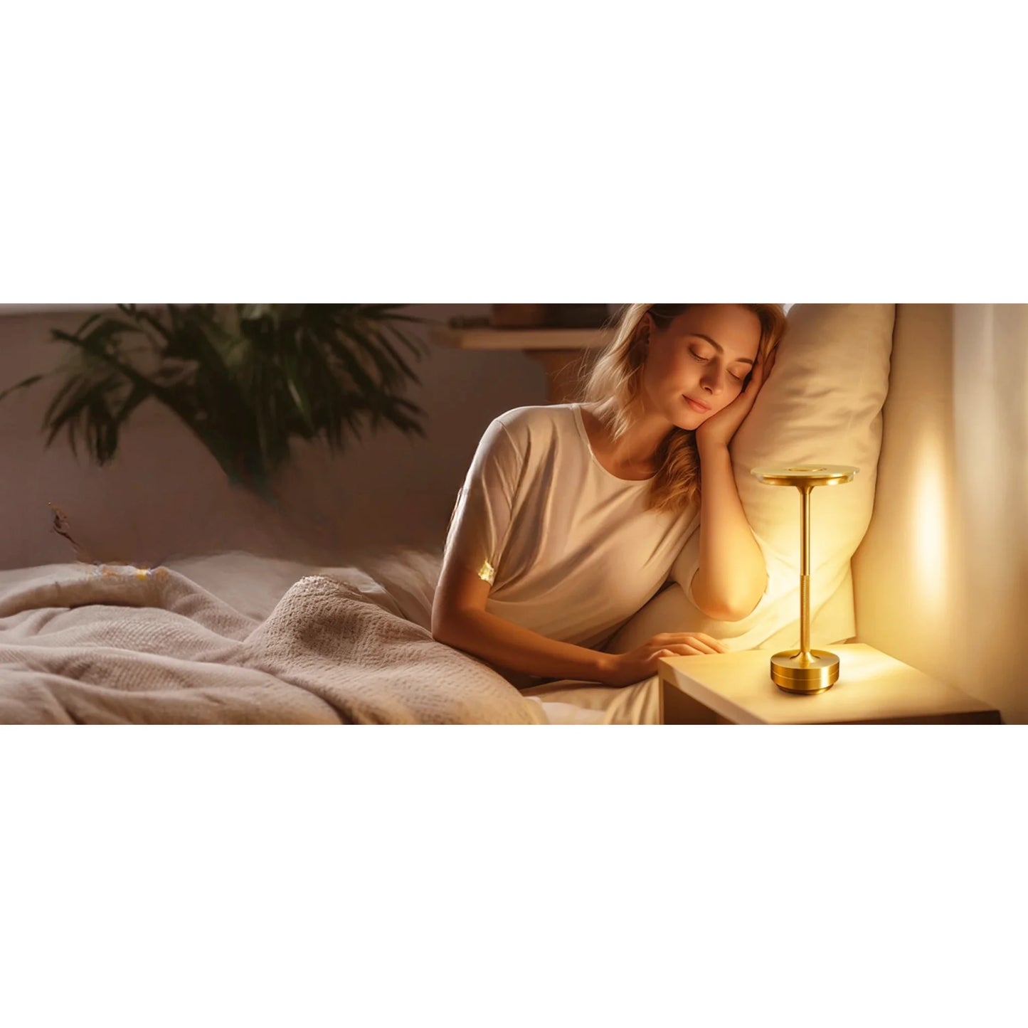 Lampe de chevet design rétro en métal