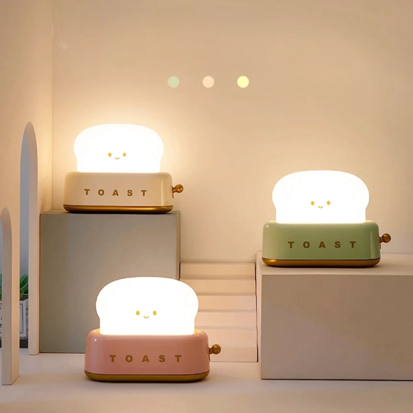 Lampe de chevet enfant sans fil & rechargeable toaster original