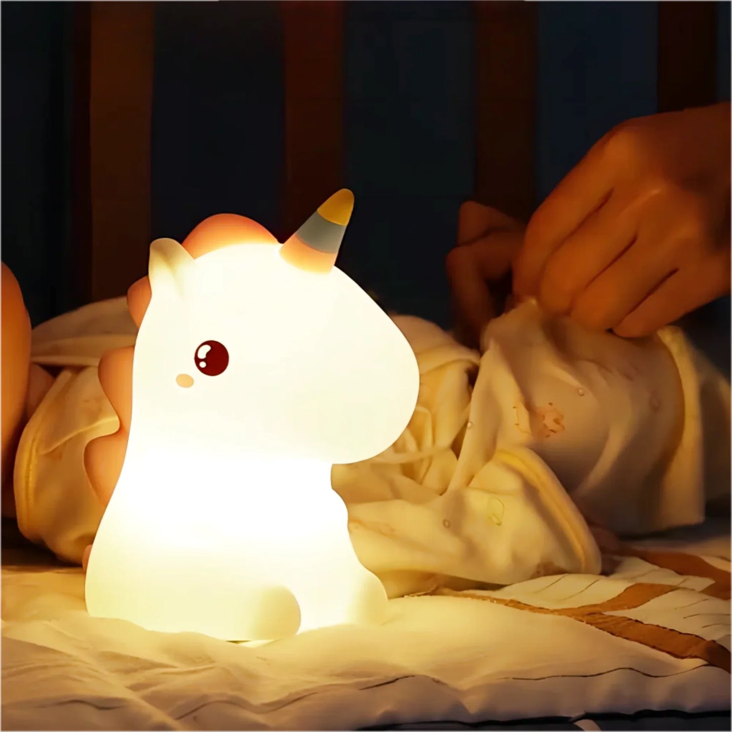 Lampe de chevet enfant tactile sans fil en forme d'animaux