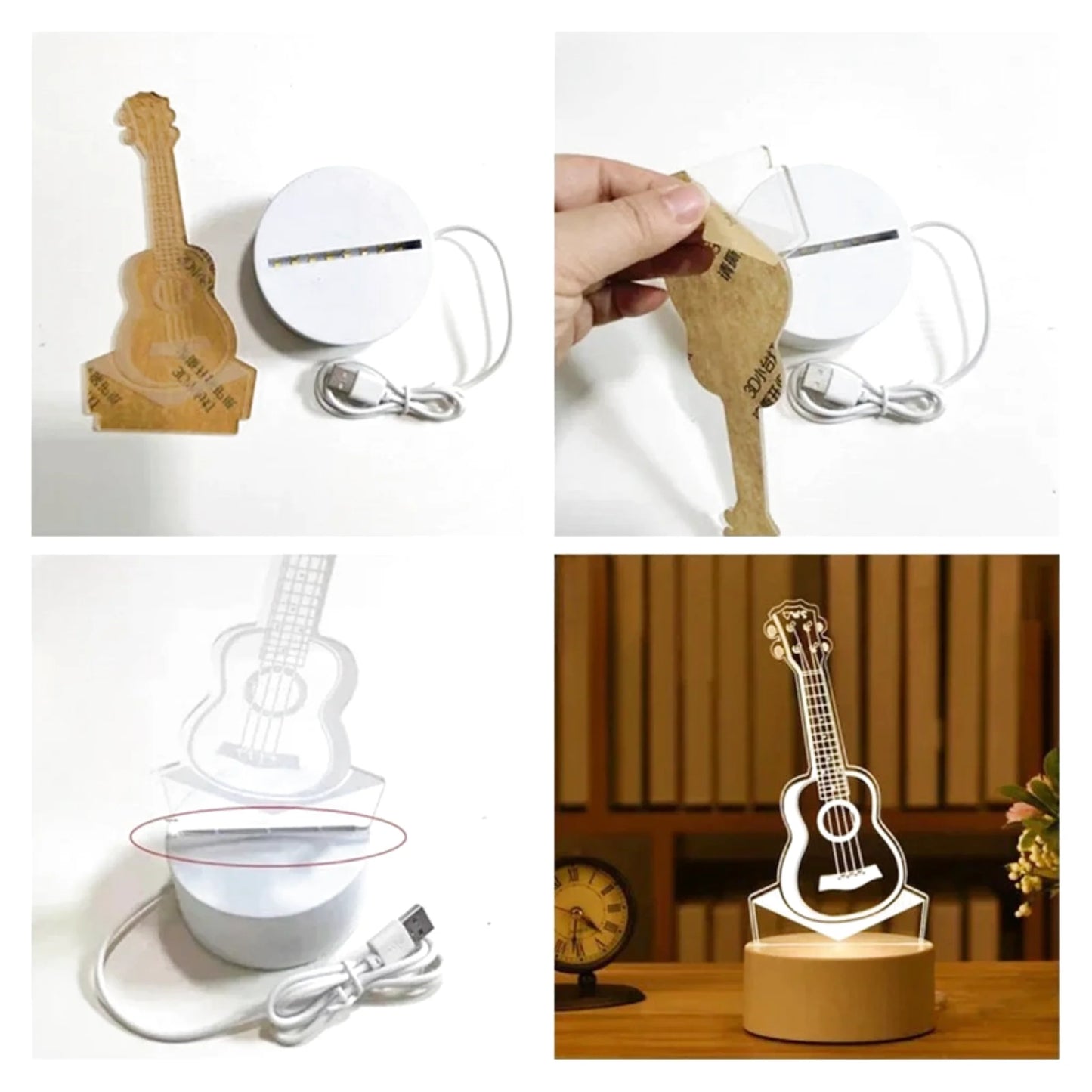 Lampe de chevet pour enfant 3D.