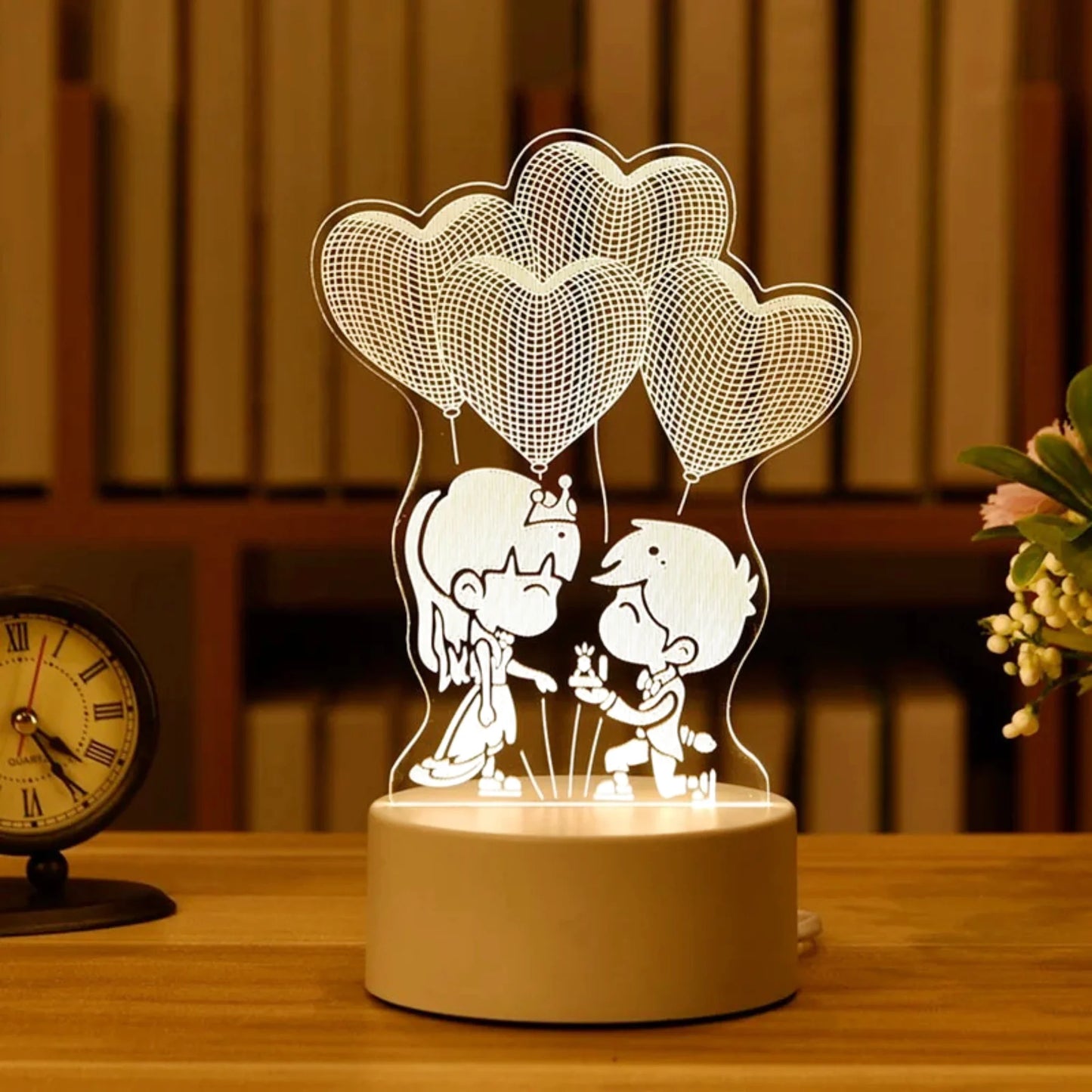 Lampe de chevet pour enfant 3D.