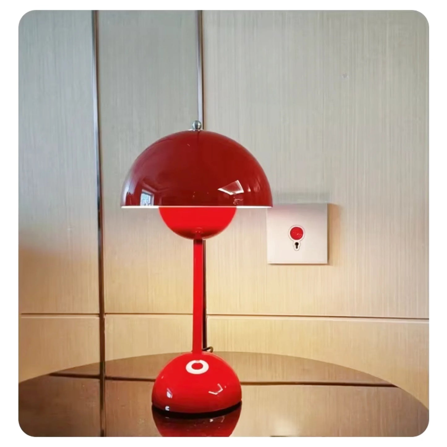Lampe de chevet tactile champignon vintage