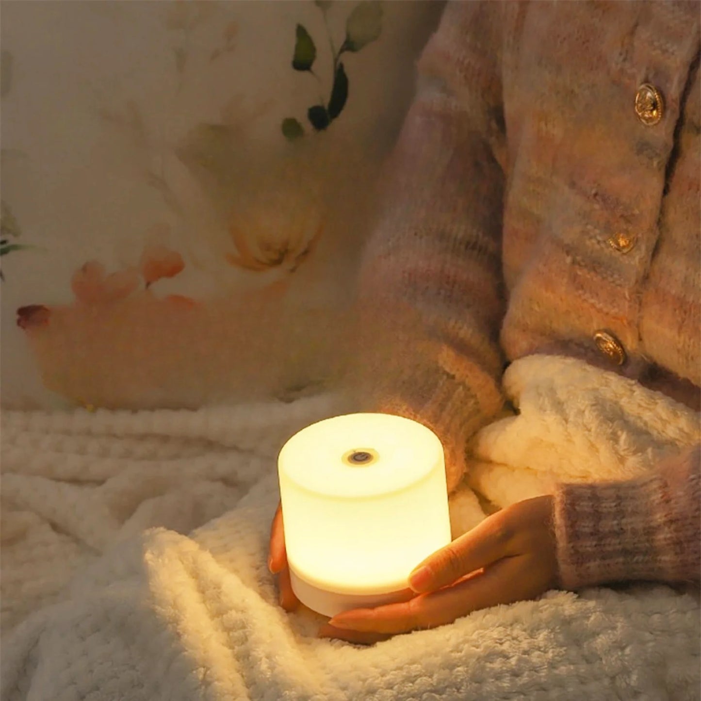 Lampe de chevet tactile portable & rechargeable