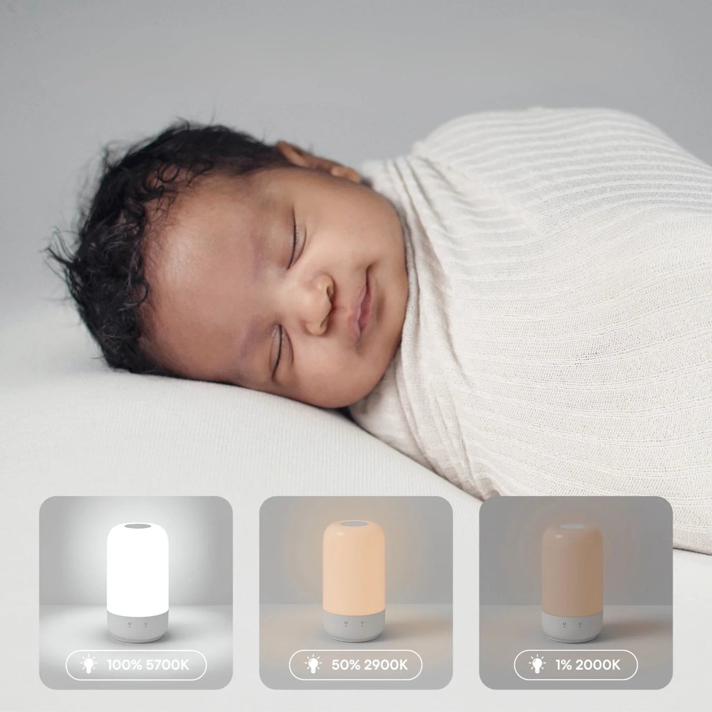 Lampe de chevet tactile portable sans fil & rechargeable