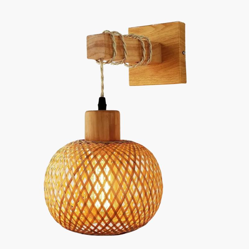 Lampes de chevet rotin