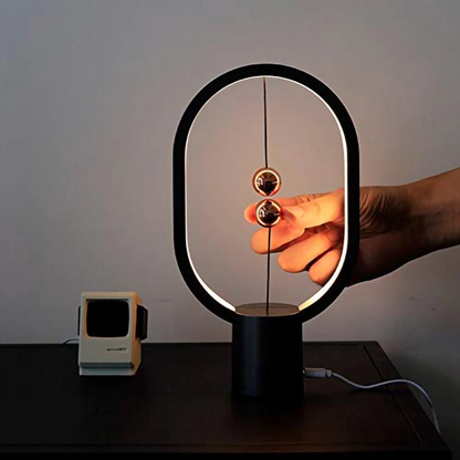 Lampe de chevet design tactile suspension magnétique avec port USB