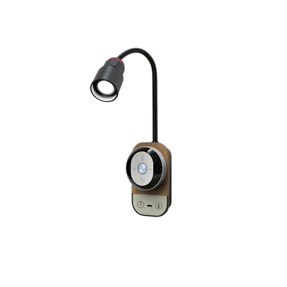 Lampe de chevet murale sans fil à pile fine et orientable