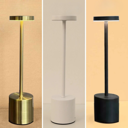 Lampe de chevet tactile rétro en métal