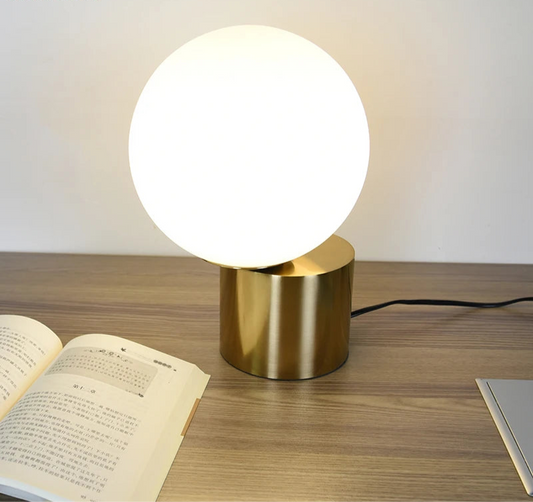 Lampe de chevet design sans fil en forme de boule