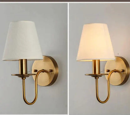 Lampe de chevet murale vintage en métal
