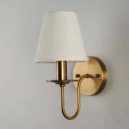 Lampe de chevet murale vintage en métal
