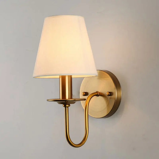Lampe de chevet murale vintage en métal
