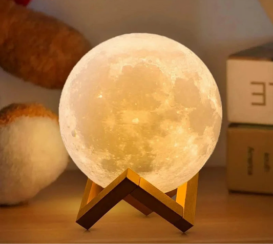 Lampe de chevet design en forme de lune