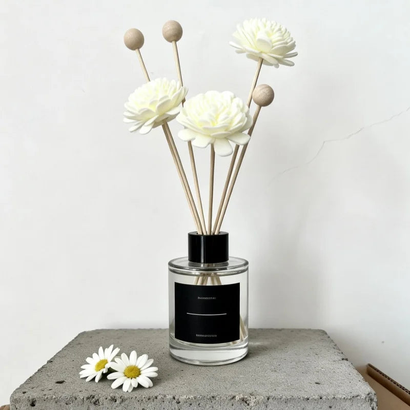 Les tiges de rotin de 22 cm du bouquet diffusant, vue détaillée