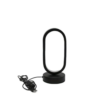 Lampe de chevet design tactile en forme ovale