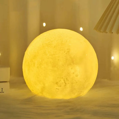 Lampe de chevet design en forme de lune