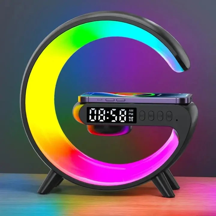 Lampe de chevet design rechargeable avec chargeur induction intégré
