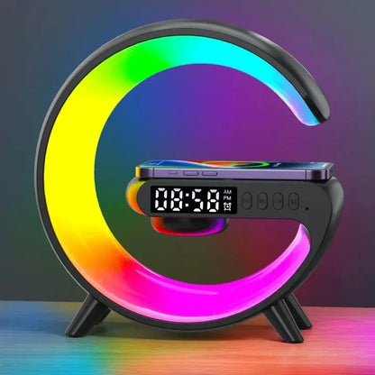 Lampe de chevet design rechargeable avec chargeur induction intégré