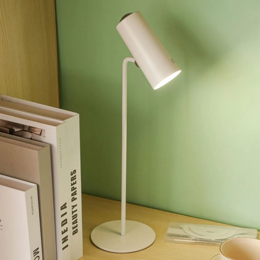 Petite lampe de chevet tactile sans fil rechargeable à tête rotative