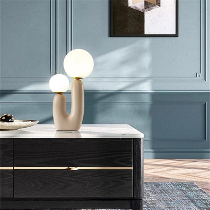 Petite lampe de chevet design à double tête