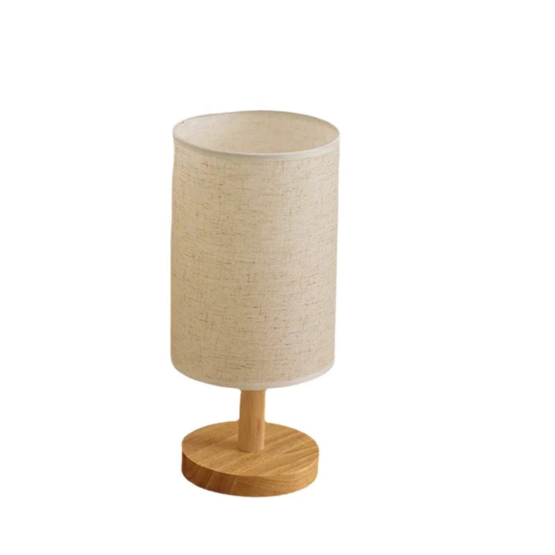 Lampe de chevet en bois naturel scandinave