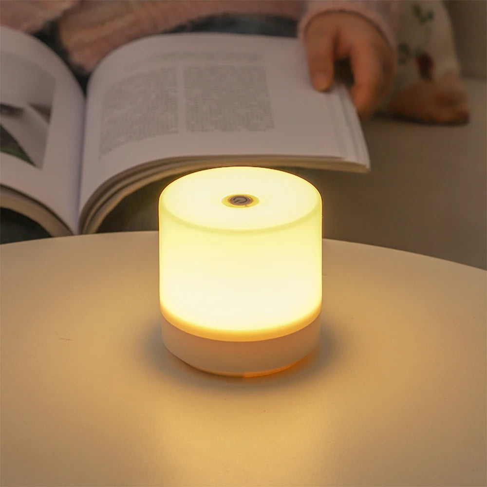 Lampe de chevet tactile portable & rechargeable