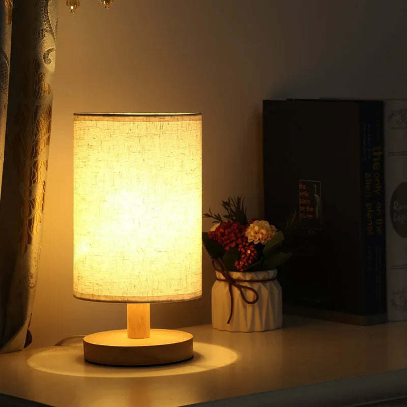 Lampe de chevet en bois inspiration scandinave
