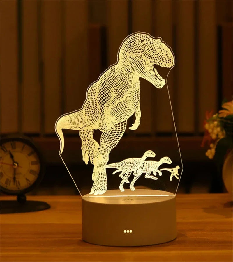 Lampe de chevet pour enfant 3D.